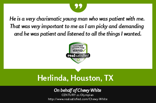 chewy_white's tweet photo. I’m not sure I could be more thrilled by a testimonial. http://t.co/RNZvVDkrxn via @realsatisfied http://t.co/DugBlQnM1n