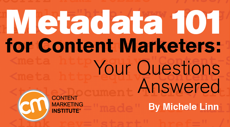 picmosaic's tweet photo. Metadata 101 for Content Marketers: Your Questions Answered http://t.co/Zi1H1Laxzq #content http://t.co/grSwps14go