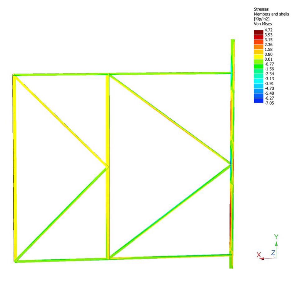 Tekla's tweet photo. @CompStructural: #steeljoists designed w/ #RamElements #Finiteelementanalysis @BentleySystems, detailed w/ @Tekla. http://t.co/ykw9DdRdl9