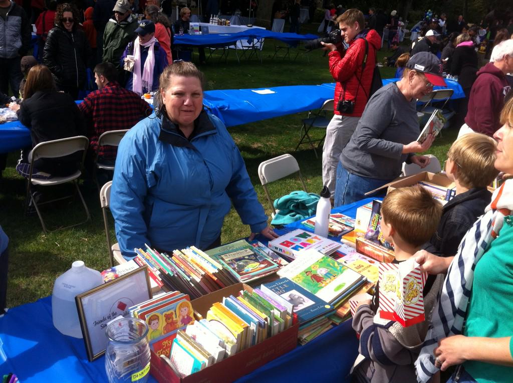 Come get a book from us with your picnic bites at Tufts Community Day.