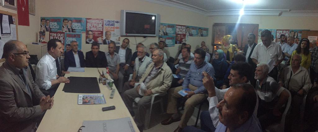 Yenimahalle İlçe Başkanlığımızın Batıkent'te düzenlediği toplantıya katıldık.