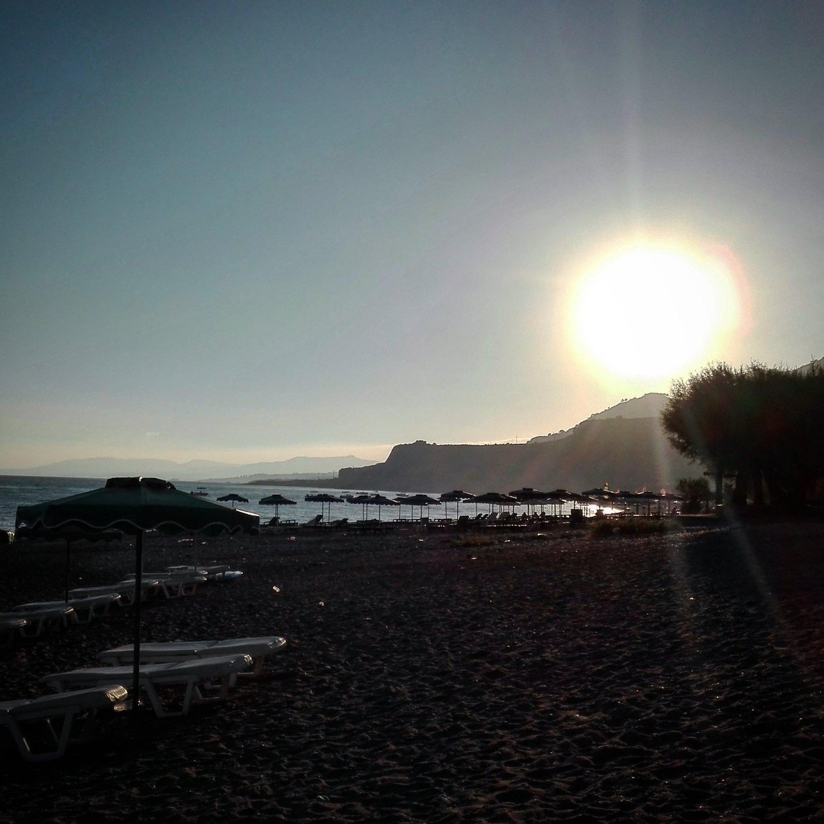 nokaroline's tweet image. Arrived just in time to watch the sunset. Beautiful Greece #oneweekinparadise