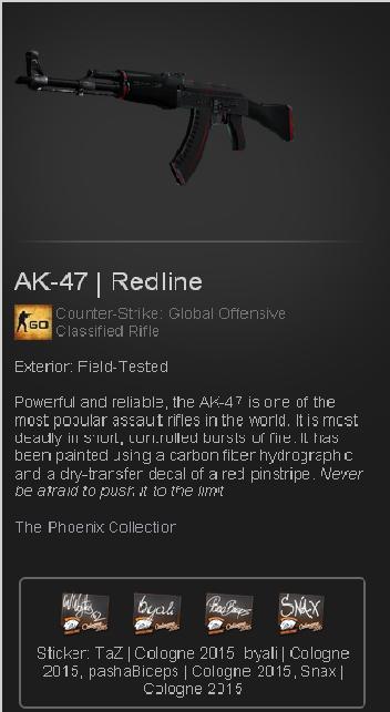Froggytv's tweet photo. AK-47 Redline CS:GO Skin Giveaway!
To win:
Retweet + Favorite This Tweet!
Ends in 1 week! GLHF! http://t.co/wgStB3antK