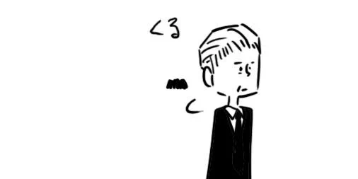 ヒゲがついてきてない 
