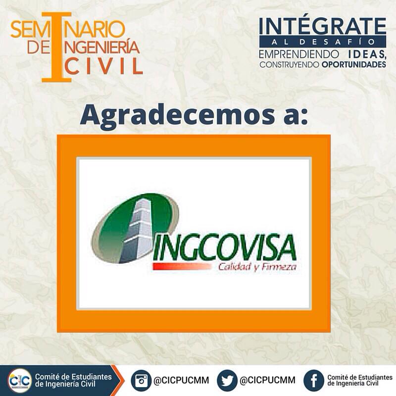 ¡Agradecemos a Ingcovisa!