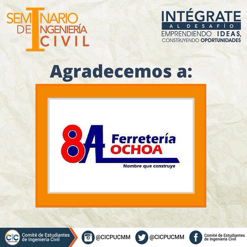 ¡Agradecemos a Ferretería Ochoa!