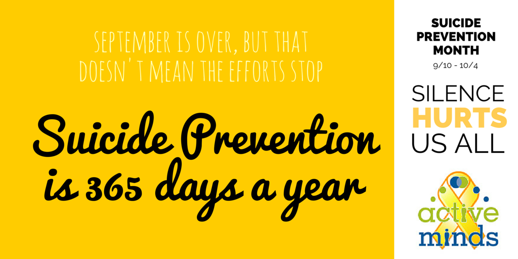 #Suicide Prevention Month may be ending today, but that doesn’t mean we stop raising awareness