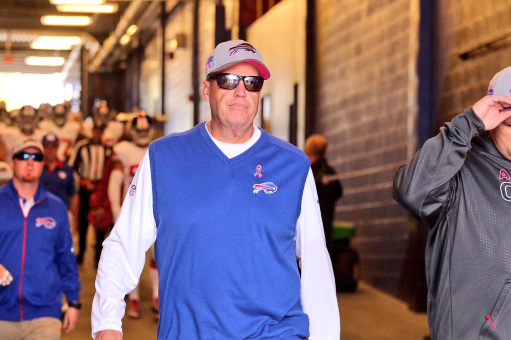 BuffaloBills's tweet photo. Psych! Of course the #RexVest is here. π http://t.co/AxNdY6fj5s