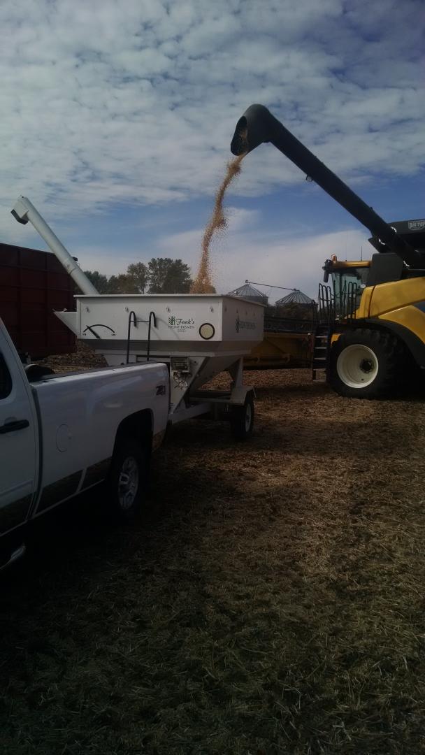 mammal95's tweet image. @purpleH2Oski taking plot out this morning #harvest15 #soybeanplot