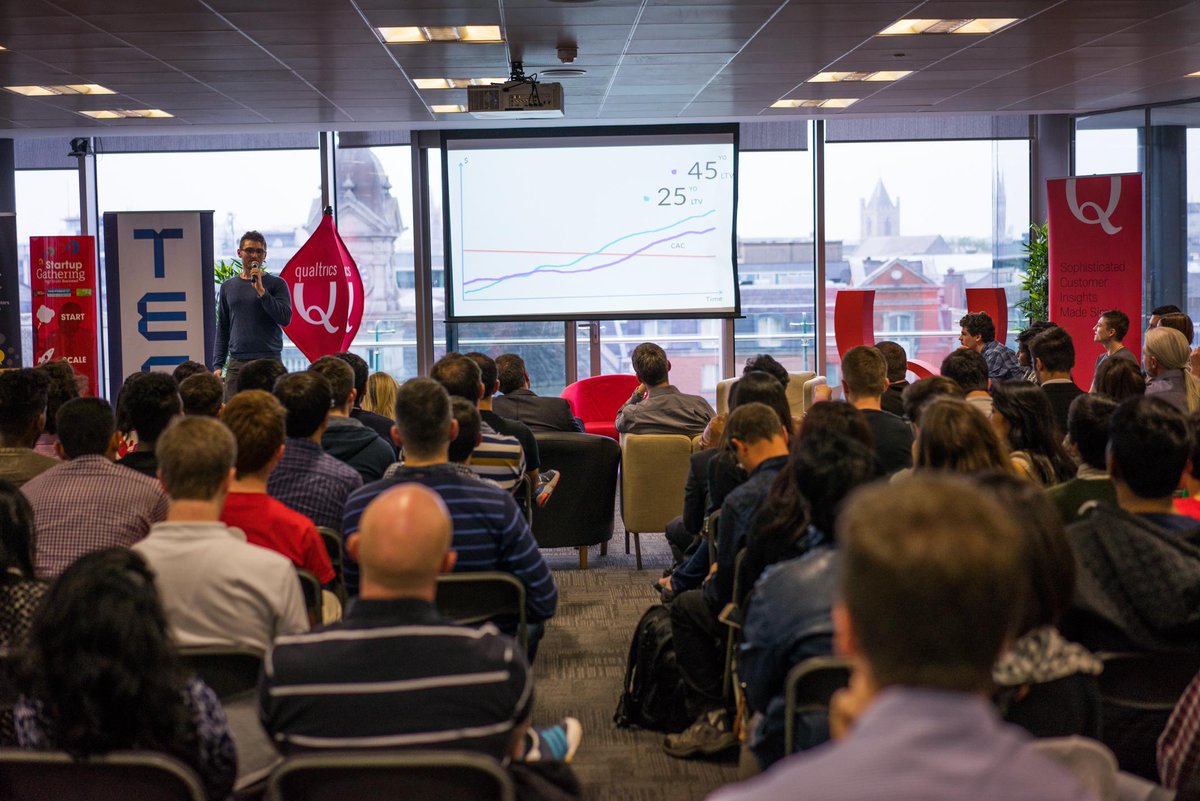 IdeaStarterHQ's tweet photo. Final Pitch time! @mynameisdanram on the stage and first team is @PensionFair #Startup #FinTechIdeas #TEStrinity http://t.co/DwnHIXP9WW