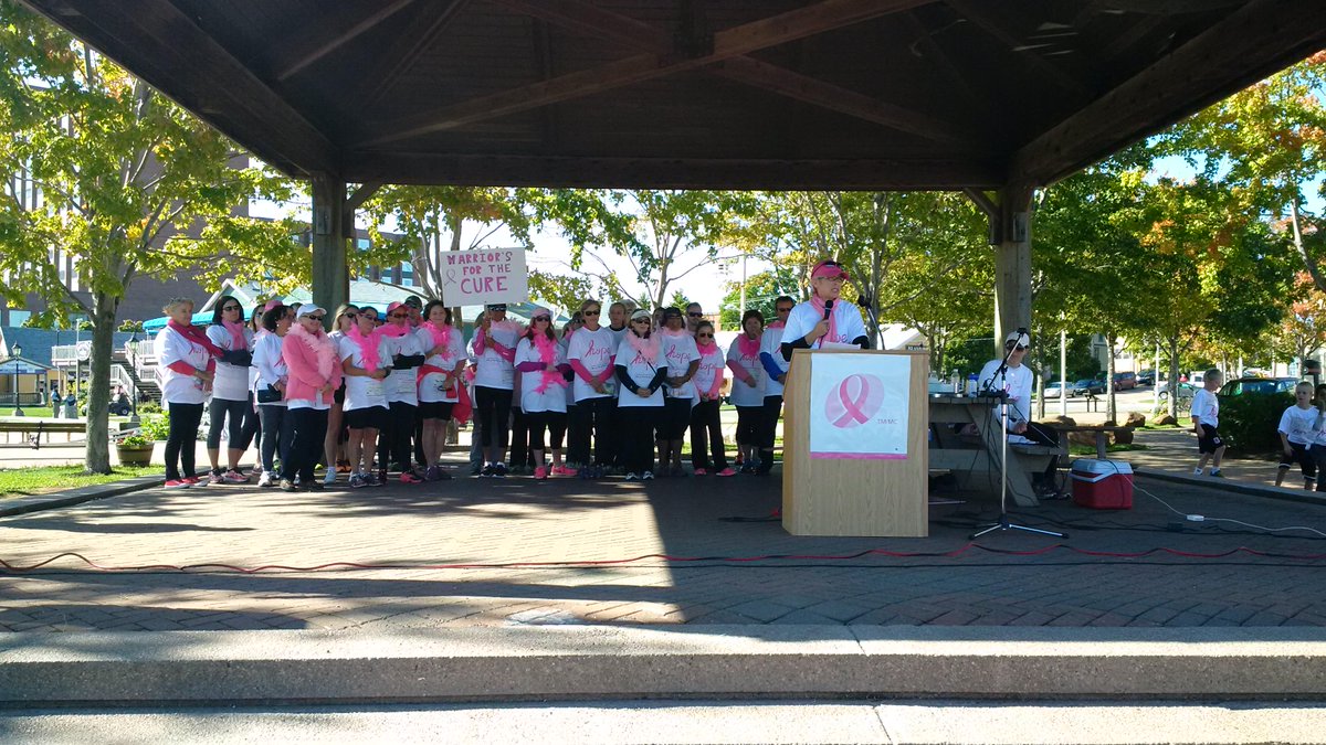#PEI #CIBCRunfortheCure honorary chair with owing and inspiring words before we get started! <a href="/hillsidechev/">Hillside Chevrolet</a>