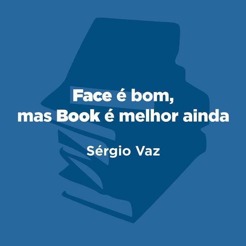 poetasergiovaz's tweet photo. Face é bom, mas book é melhor ainda. http://t.co/hMfrNuuxrZ