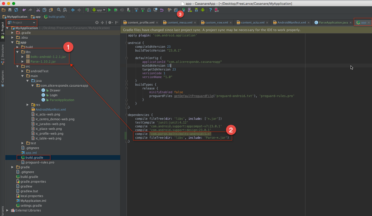 Aliceresponde's tweet image. @ParseStatus  @AndroidDev  this picture can help your new users to join #ParseSDK into #AndroidStudio @ExpoCodeTech