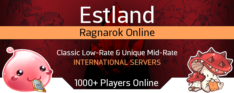 estlandro's tweet photo. International Ragnarok Servers! 
Classic Low-Rate &amp; Unique Mid-Rate!
1000+ Players Online! Join us now! http://t.co/zNlQCB9gxw