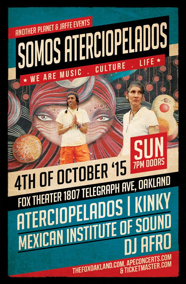 aterciopelados's tweet photo. ¡Oakland! nos vemos esta noche en el @foxoakland #SomosConcert!
#RelucienteyRechinanteTour @Delta http://t.co/DEOArC1Udz