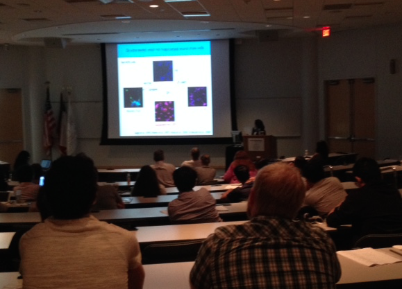 SDB_SW_Meet2015's tweet photo. Shradha Mukherjee (postdoc in Hsieh lab, UTSW) identifies REST targets in adult neural stem cells #SWSDB2015 http://t.co/UQ695oiEkC