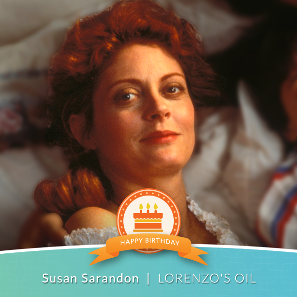 Happy Birthday! Academy Award winner Susan Sarandon turns 69 today.  