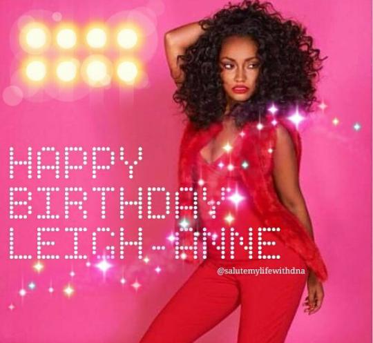 HAPPY BIRTHDAY LEIGH-ANNE PINNOCK!ALL THE LOVE FROM COLOMBIA!  