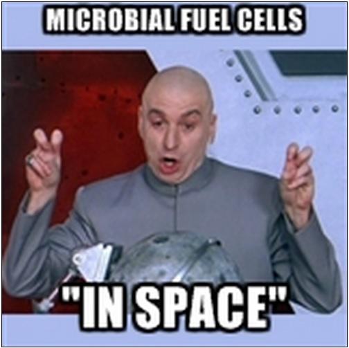 LuskBrad's tweet photo. Microbial Fuel Cells: In Space! #Ismet2015 @KorneelRabaey @cit128 @JonBadalamenti @wanderingbond @scp_42 @p2p_81 http://t.co/N7iUkAasr6