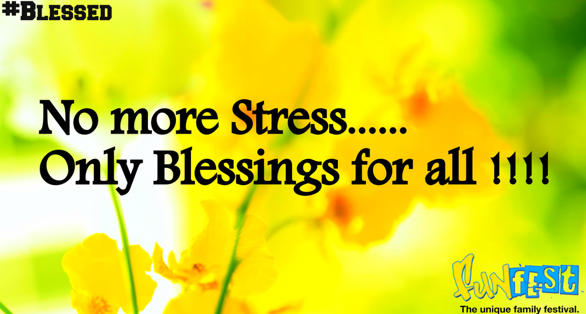 FunfestJa's tweet photo. Why Stress? Only Blessings we a pree ^_^
Happy Sunday!!
#Funfestastic #HeroesDay #TurtleRiverPark #October19 http://t.co/nEqyGCH7uj