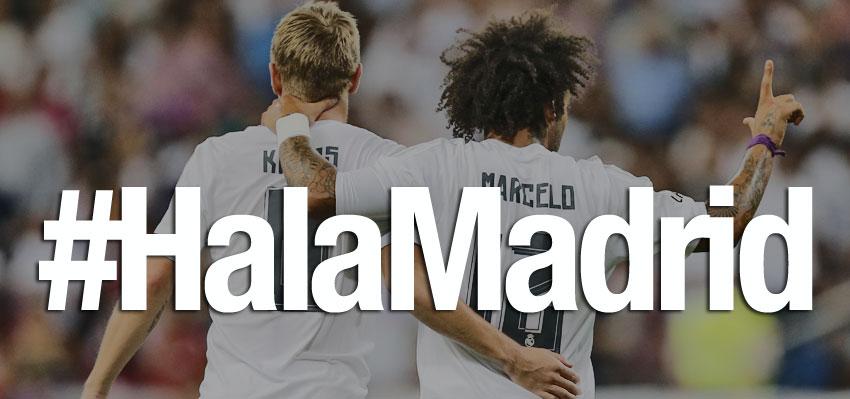 realmadrid's tweet photo. ¡Arranca el derbi en el Vicente Calderón! ⚽😃

¡VAMOS REAL!

#RMLiga #RMDerbi #HalaMadrid http://t.co/VYow6AEVTG