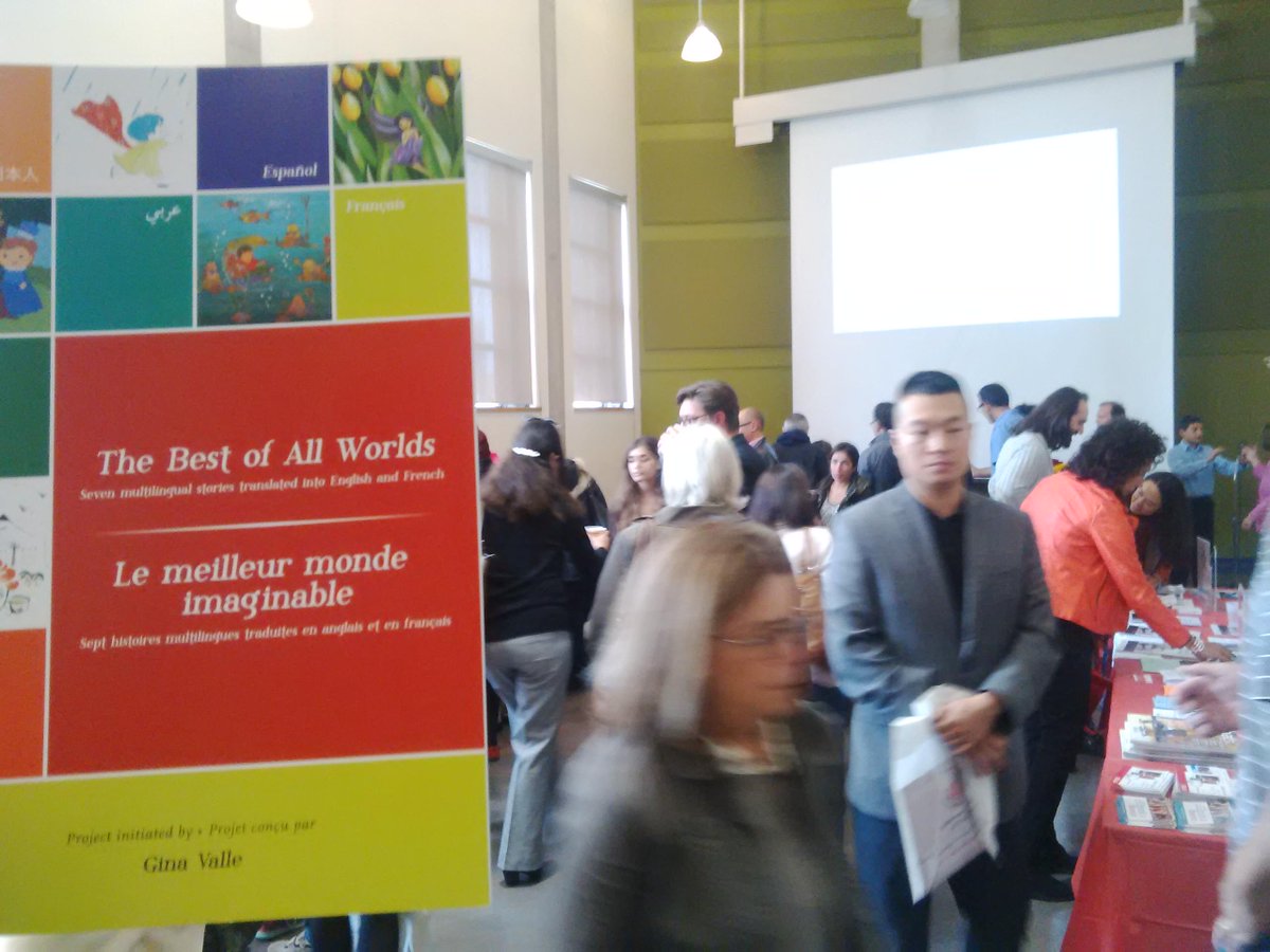 IDIGTA's tweet photo. At the launch of a unique multilingual book by Canadians for Canada: "The Best of All Worlds" @DiversityMatter http://t.co/0Y0r4S5Icv