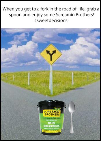 SCREAMINBROS's tweet photo. #sweetdecisions #goodlife #choosewisely #roadsigns #forksvsspoons #travel #noregrets #healthyfood #love http://t.co/QdktYFfRjM