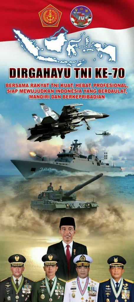 Seluruh jajaran Polda Metro Jaya mengucapkan Dirgahayu TNI ke-70 .
