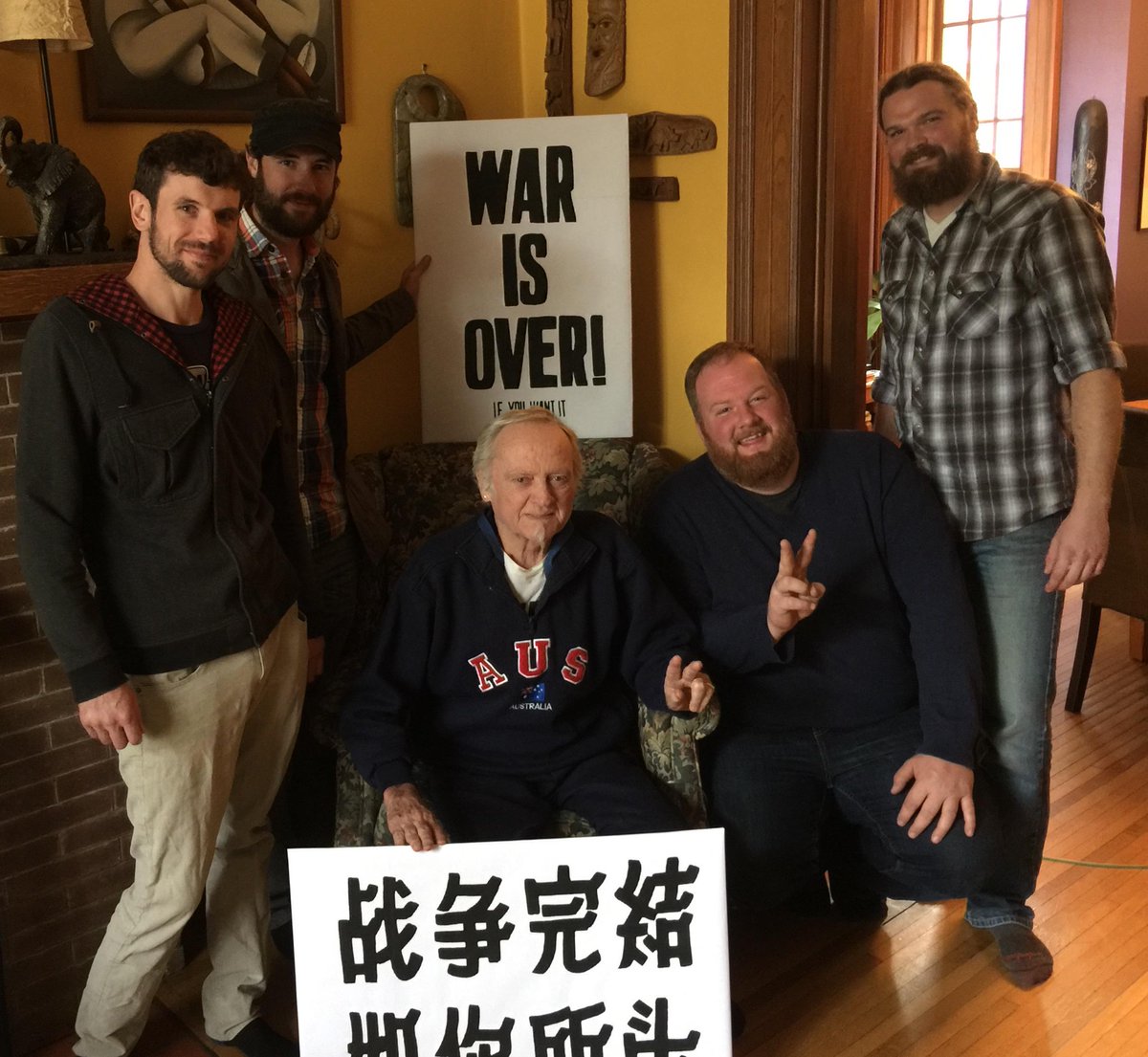 Hanging with <a href="/Young_Running/">Young Running</a>. Theyre playing the Christ You Know It Ain't Easy launch, more: bit.ly/1Vy2lkW