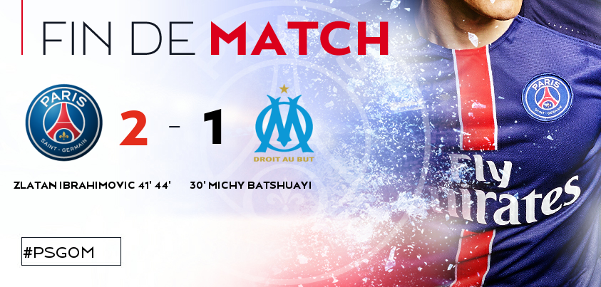 PSG_inside's tweet photo. 90+3' PARIS S'IMPOSE 2 BUTS A 1 FACE A MARSEILLE !!!!! #PSGOM http://t.co/iN2NsQEuJb