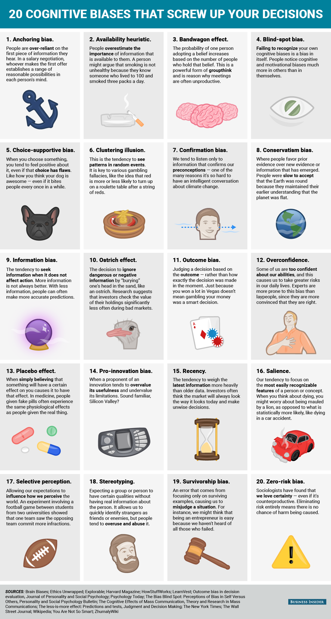 Adam Grant on X: &ldquo;20 cognitive biases that screw up your decisions 