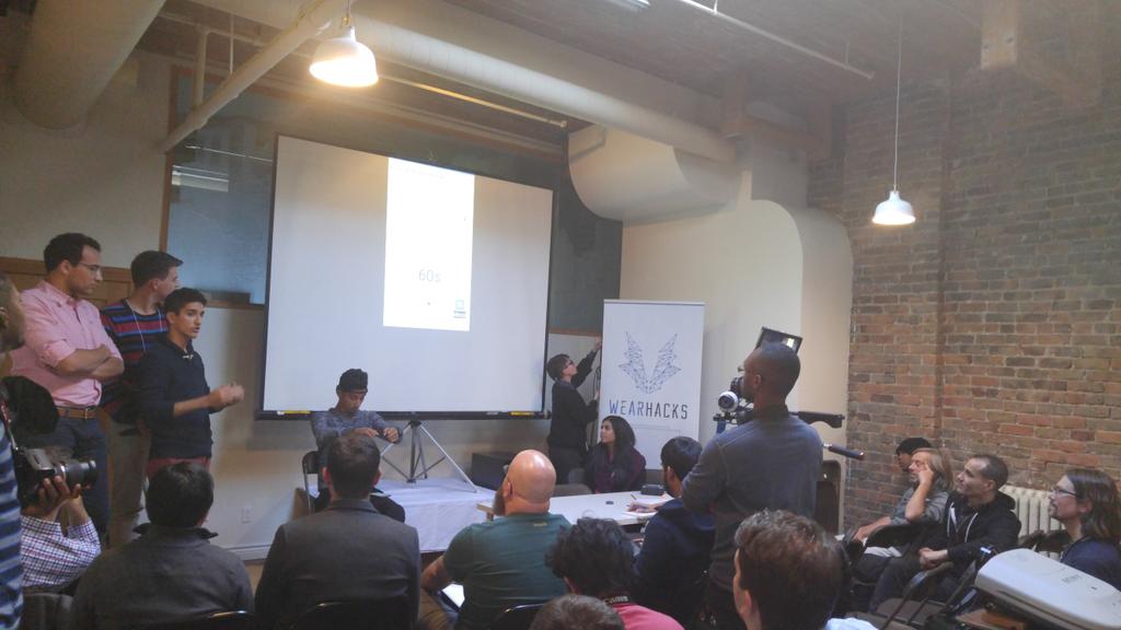 WearHacks's tweet photo. #DeiveSafe: Using @ChooseMuse + @Pebble + #machinelearning to help drivers not to fall asleep!
#WHMTL2015 #bci #IoT http://t.co/uQmTW0vq2d