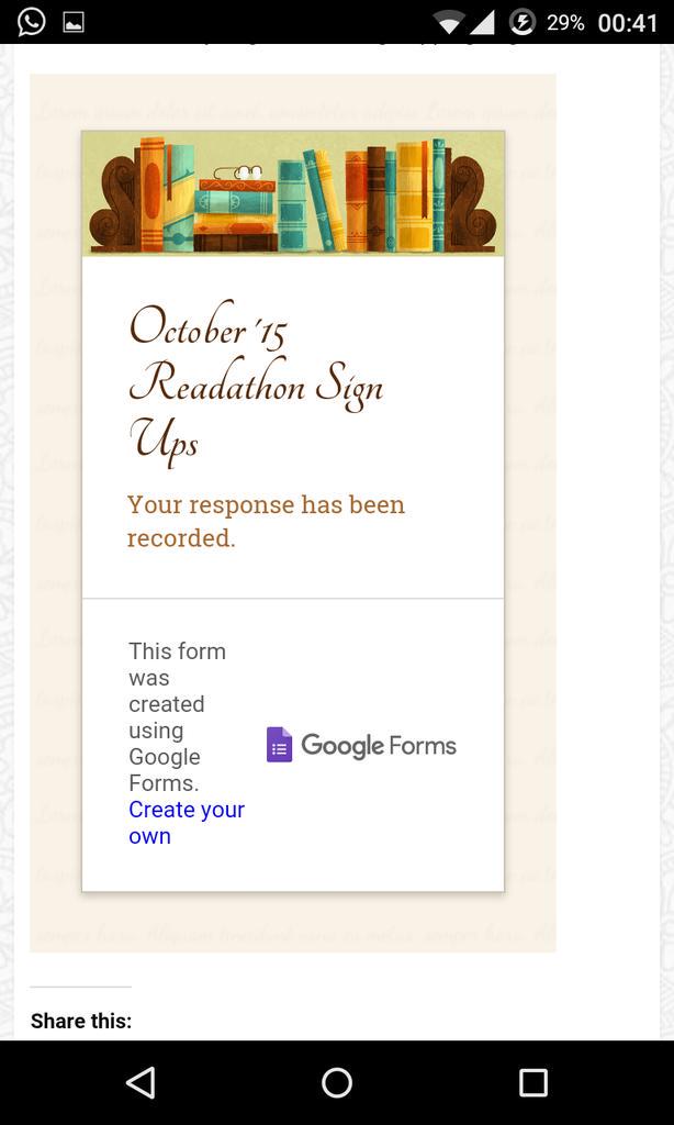 RotemN_'s tweet photo. @readathon YAY! http://t.co/qrBwoQJWi0