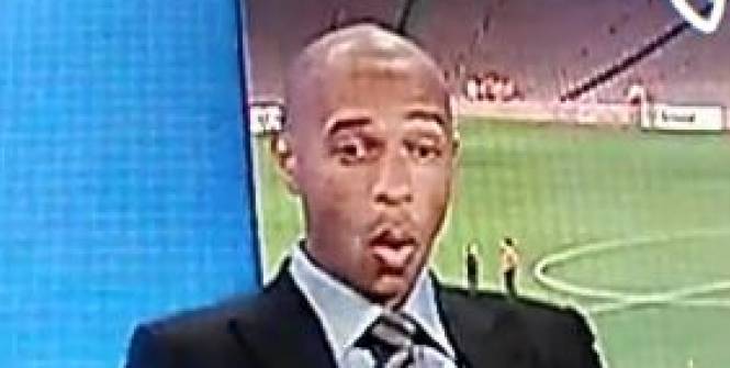 lequipe's tweet image. Quand Thierry Henry apprend que Brendan Rodgers est viré de Liverpool lequi.pe/1OdKqu1