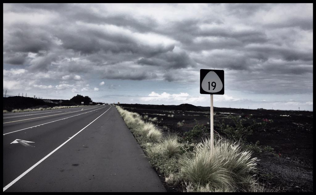 rappstar's tweet image. Hopes. Dreams. Asphalt. And a lot of black lava. Welcome to the Queen K. Waikoloa Beach, HI. #IMWC2015