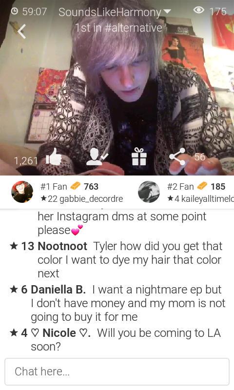 Liv_terryy's tweet image. @TylerHagenJ watching you on younow! Pleasr follow me!!