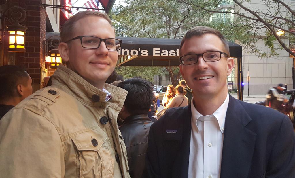 edwardljonesII's tweet photo. #ColoradoSurgery meeting up at #ACSCC15, @albujacm @__Tom_Robinson @TripleNTT @HRG1023 http://t.co/fmLCuwy1yn
