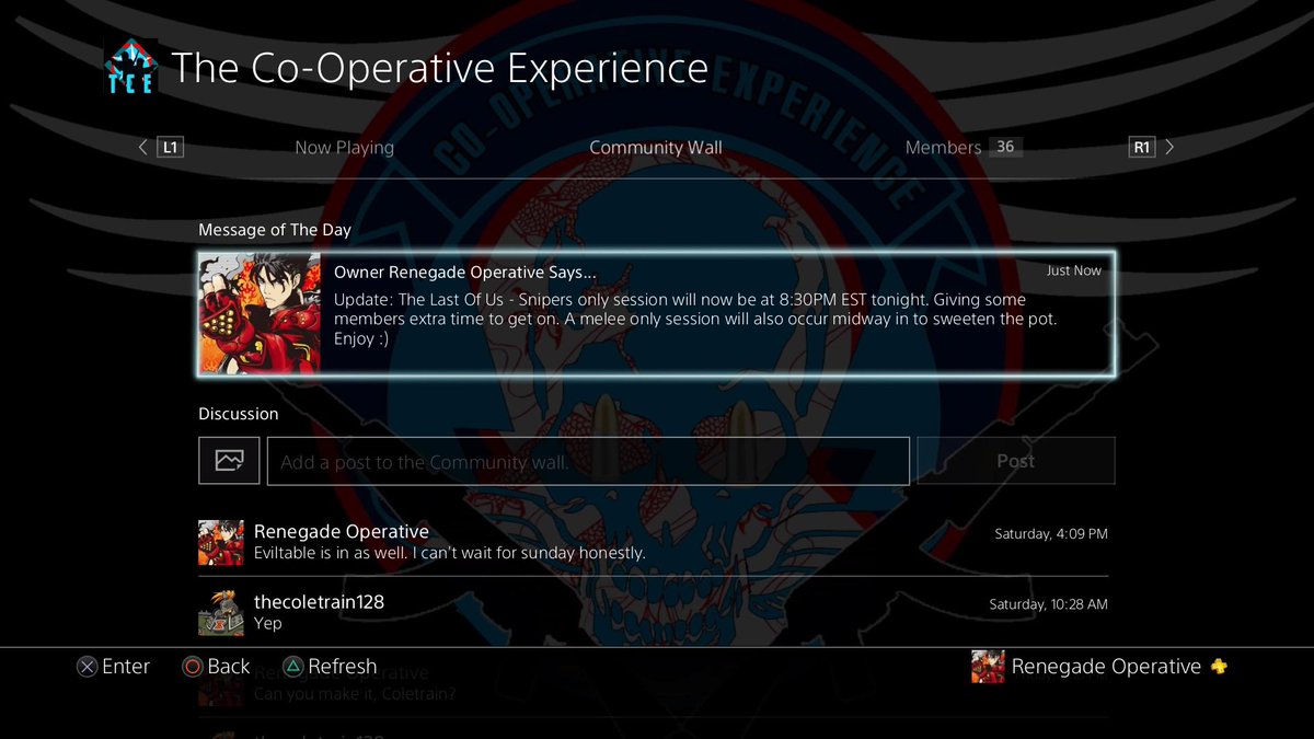 RenOperative_'s tweet photo. Oooooh shit, it's on now. @loophole572 #TheCooperativeExperience #PS4Communities #PS4share http://t.co/urAiB7v9xl