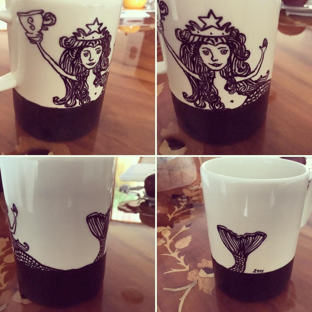 Dominique_Gomz's tweet image. I designed my mug, love it 😍🎨 #Designyourmug #Starbucksaddict @Starbucks @StarbucksMex