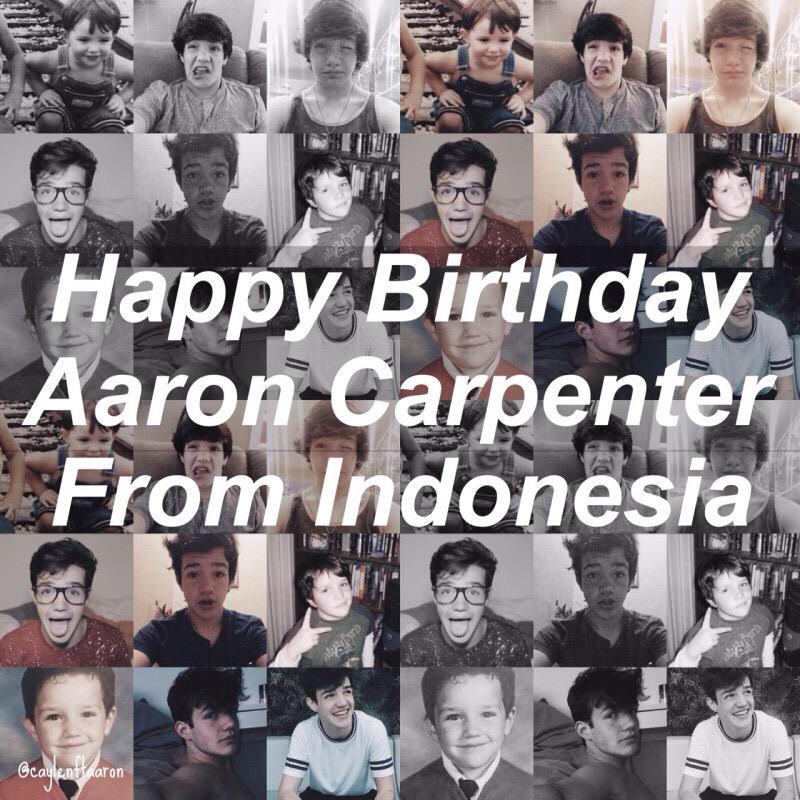 Happy Birthday Aaron Carpenter     
