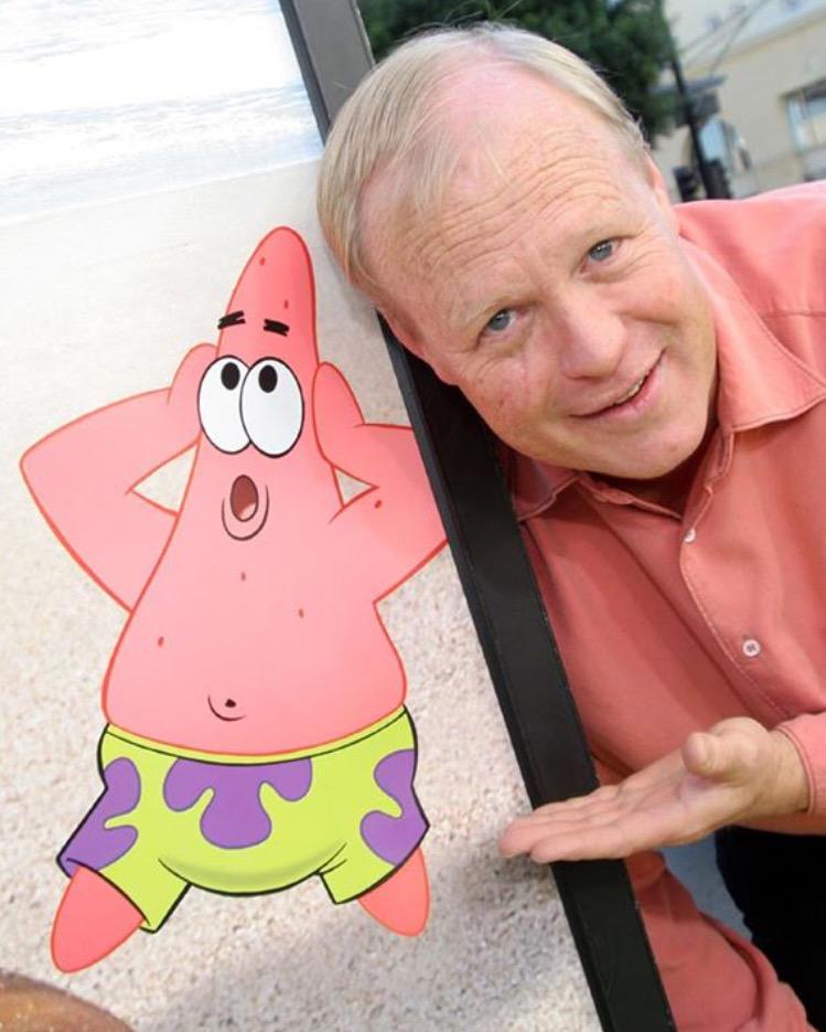 Happy birthday to Bill Fagerbakke, the voice of Patrick Star! You the really dude man sending lots a pink love 