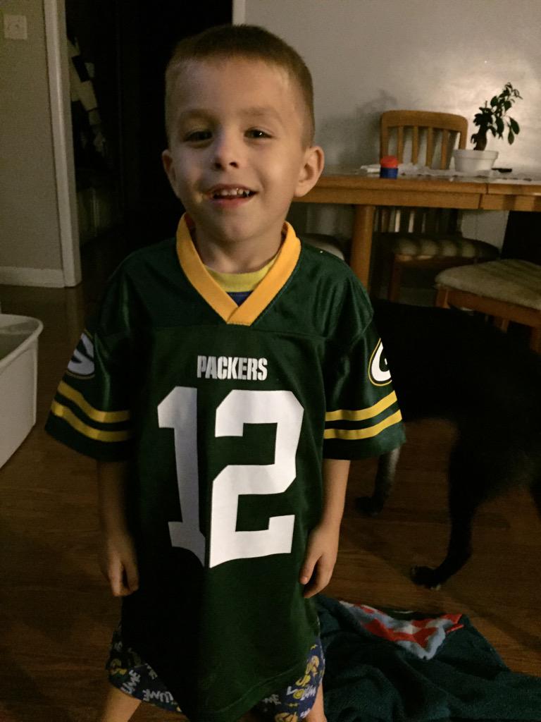 My boy picked his first NFL jersey