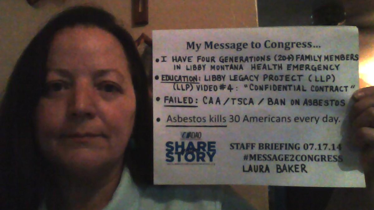 CHKEBlessingway's tweet photo. To @UNEP: As Asbestos has affected my family, this was My 2014 #Message2Congress Delivered by @Linda_ADAO ADAO http://t.co/6jlIFIpoP5