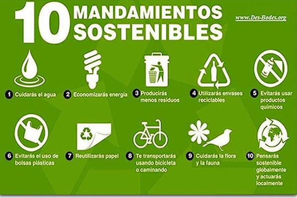ClimateMarchPMA's tweet image. 10 mandamientos sostenibles ♻