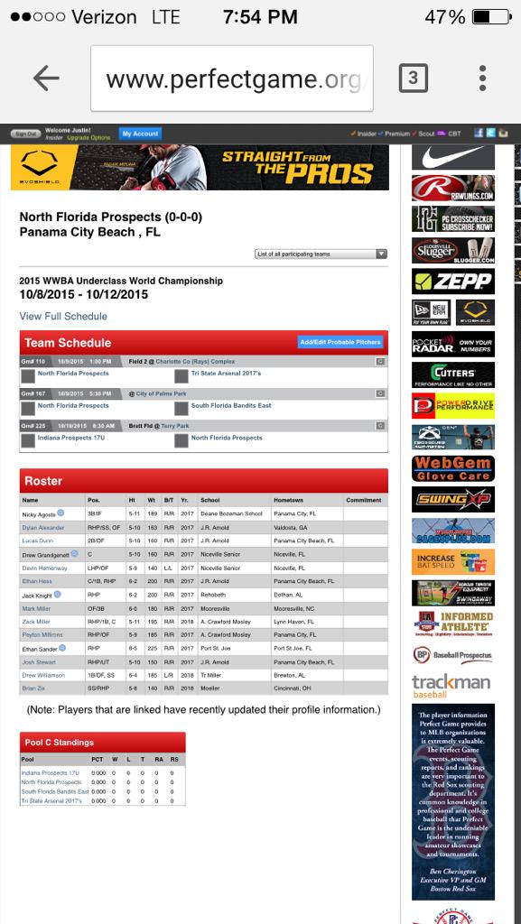NFProspects's tweet image. Underclassmen Schedule has been posted