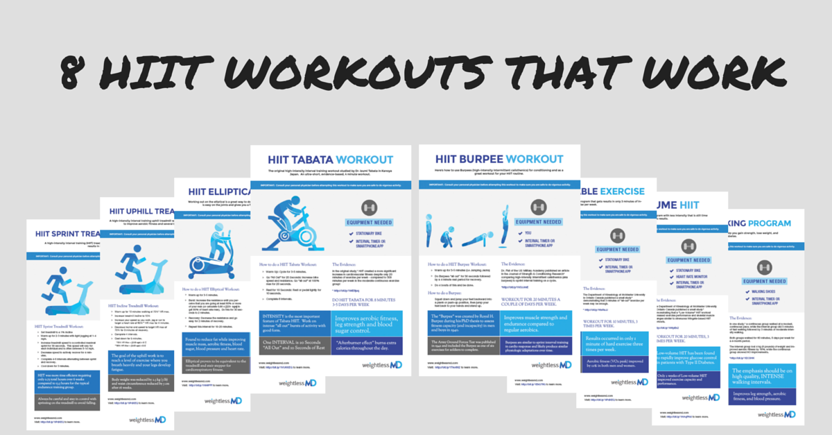 weightlessMD's tweet image. Get The 8 HIIT Workout Templates

Evidence-Based HIIT Workouts
#HIIT, #Workout

buff.ly/1L9E5dH