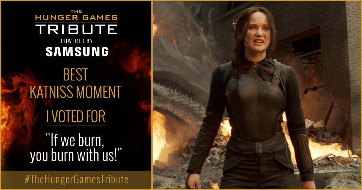 timmyxhal's tweet photo. I voted in #TheHungerGamesTribute for a chance at a trip to the Fan Event! Vote now at http://t.co/Y4lE1BrMLy http://t.co/dtta5WeqyK