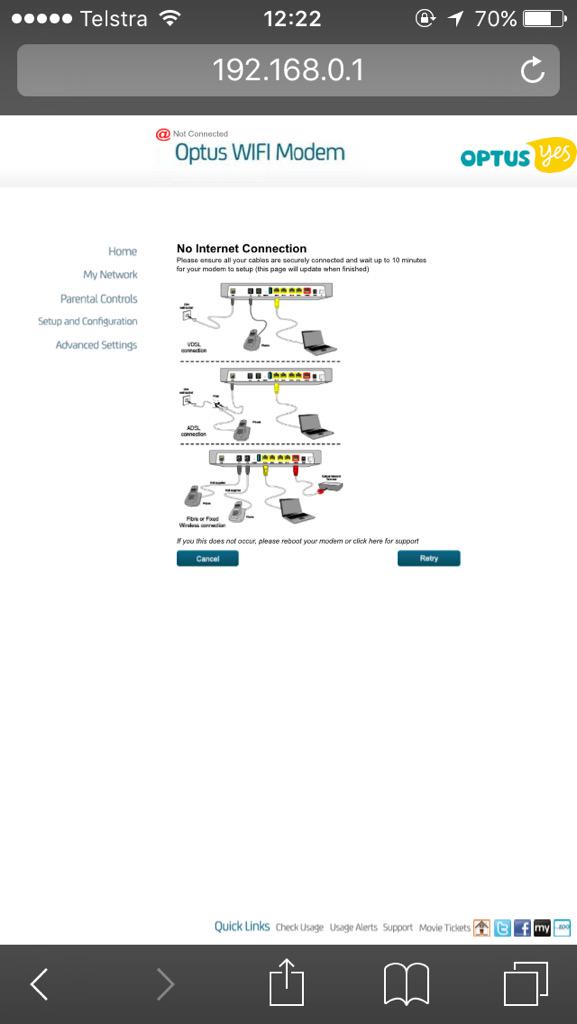 anthony___dd's tweet image. Tell me, @Optus, why does this keep happening? Goes from slow internet to no internet. Absolute rubbish