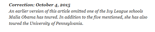 LMAO who from Penn demanded this correction...please have a sip of water next time before u act