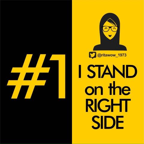 Yes!!! We're Stand on the Right Side ☝One For All and All For One
